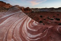 The Fire Wave, Valley of Fire State Park, Nevada, USA — Stock Photo