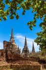 Wat phra si sanphet, Ayutthaya, Thailand — Stockfoto