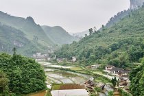 Vista panorámica, Fenghuang, Hunan, China - foto de stock