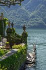 Terrace of the Villa del Balbianello on Lake Como, Italy — Stock Photo
