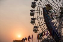 Ferris wheel, Pushkar Camel Fair, Ajmer, Rajasthan, Índia — Fotografia de Stock