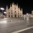 Catedral de Milán (Duomo di Milano), Milán, Italia - foto de stock