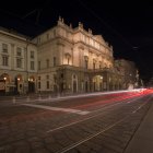 Teatro alla Scala, La Scala opera house, Milão, Itália — Fotografia de Stock