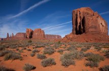 Sandsteinkuppen, Monument Valley Navajo Tribal Park, Utah, USA — Stockfoto
