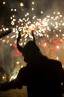 Festival de Correfoc (Correr con fuego), Mallorca, España - foto de stock