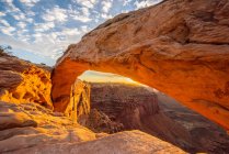 Arco di Mesa, canyonlands national park, nello utah, usa — Foto stock