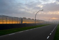 Serre nei Paesi Bassi, la mattina presto — Foto stock