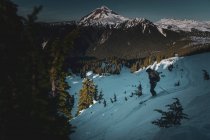 Canada, British Columbia, Squamish, Woman backcountry skiing — Stock Photo