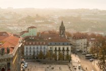 Portogallo, Porto, Vista ad alto angolo degli edifici della città vecchia — Foto stock