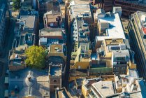 Великобритания, Англия, Лондон, Вид с воздуха на крыши — стоковое фото