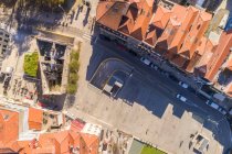 Portogallo, Porto, Veduta aerea degli edifici e della piazza della città — Foto stock