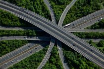 Raccordo autostradale Regno Unito, Sussex, Surrey, M23 e M25 — Foto stock