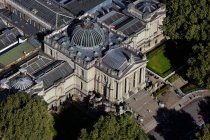 UK, London, Aerial view of Tate Britain in Millbank — стокове фото