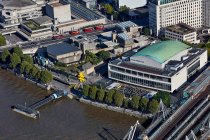 Великобритания, Лондон, Воздушный вид на Королевский фестивальный зал — стоковое фото
