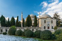 Turquie, Istanbul, Extérieur de la mosquée Suleymaniye en hiver — Photo de stock