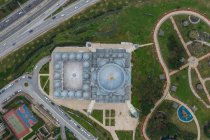 Turquia, Istambul, Vista aérea da Mesquita Mimar Sinan — Fotografia de Stock