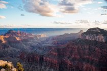 États-Unis, Arizona, Grand Canyon National Park North Rim au coucher du soleil — Photo de stock