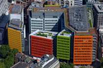 Regno Unito, Londra, Veduta aerea degli edifici Renzo Pianos Central Saint Giles — Foto stock