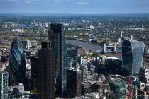 Reino Unido, Londres, City of London rascacielos - foto de stock