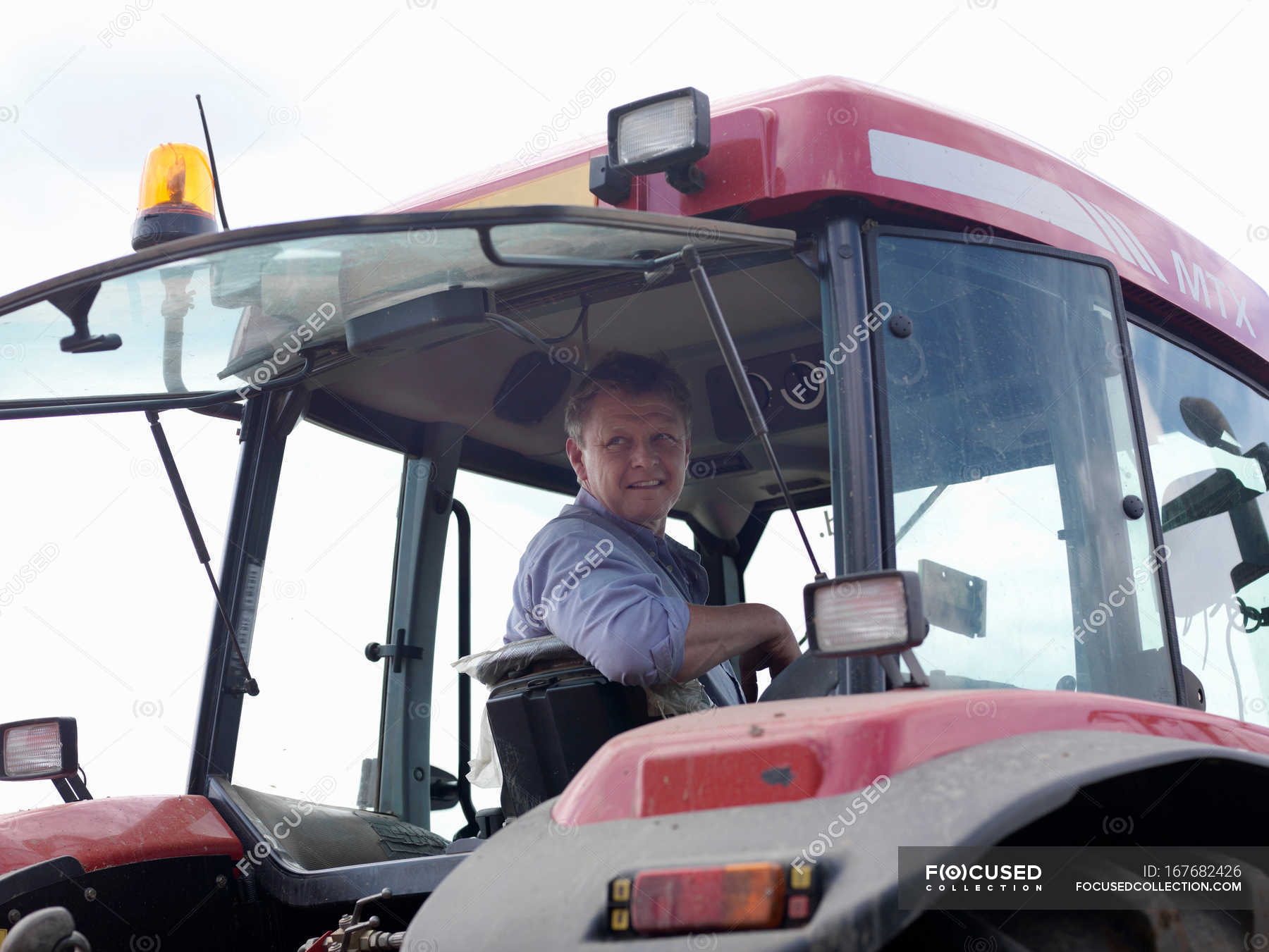 sit in tractor