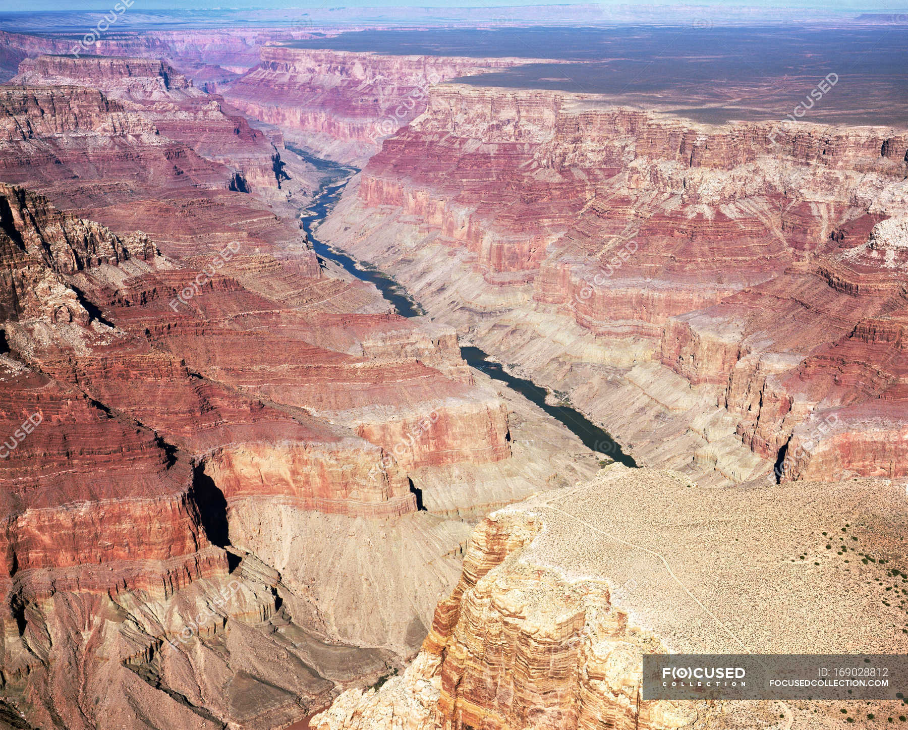 grand canyon aerial view