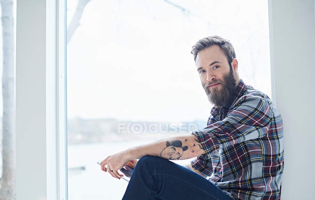 Portrait of young male designer — Stock Photo