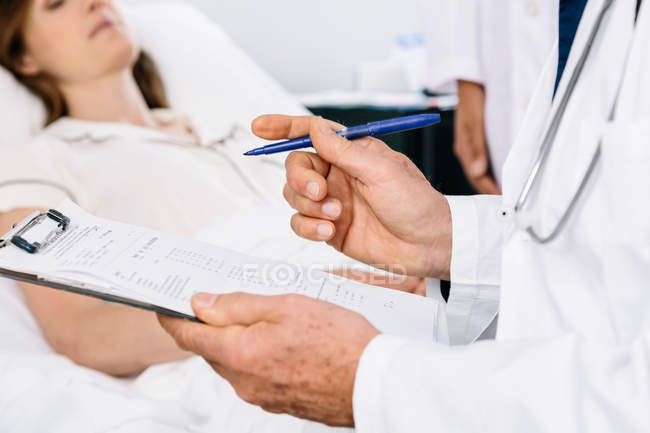 Consulta médica com o paciente — Fotografia de Stock