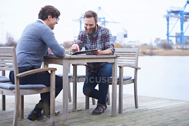 Two male designers — Stock Photo