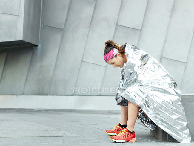 Femme mûre ultra coureuse — Photo de stock