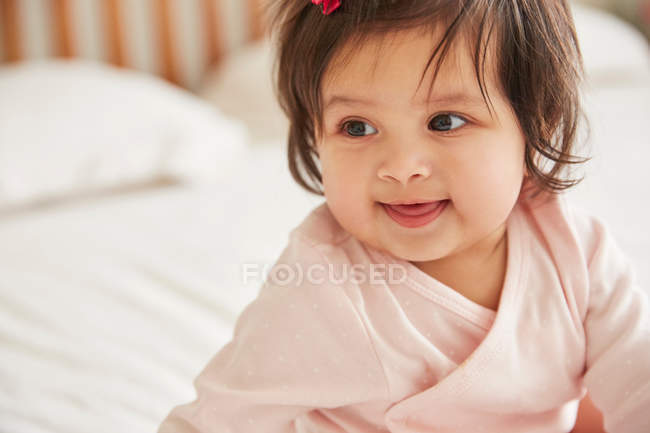 Happy baby girl — Stock Photo