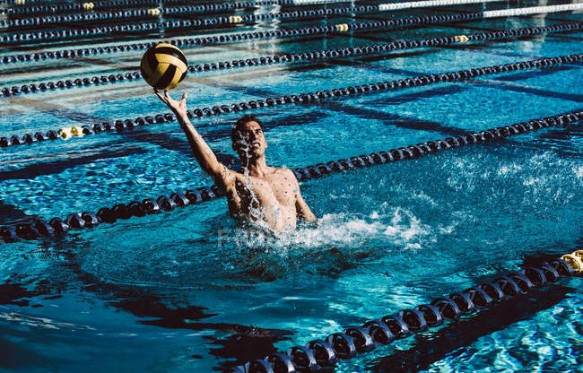 Wasserballspieler — Stockfoto