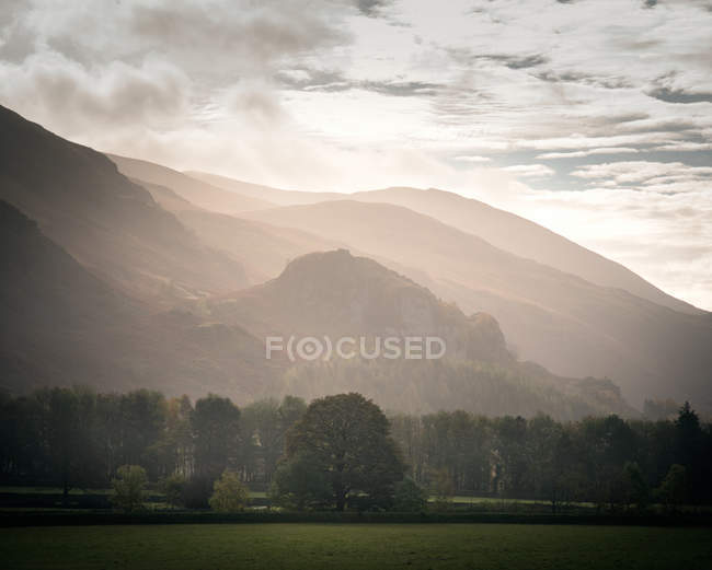 Mist over St Johns in the Vale — Stock Photo
