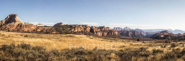 Panoramic view of Zion National Park — Stock Photo