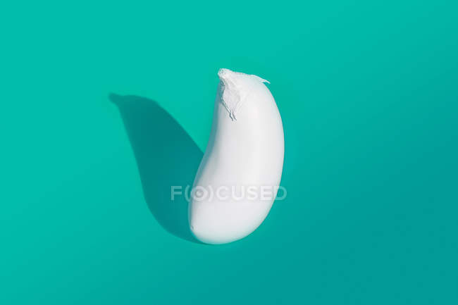 Aubergine weiß lackiert — Stockfoto
