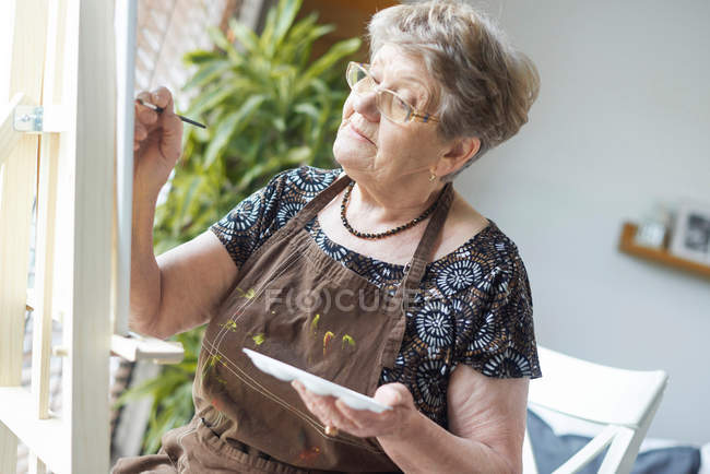 Donna anziana adulta — Foto stock