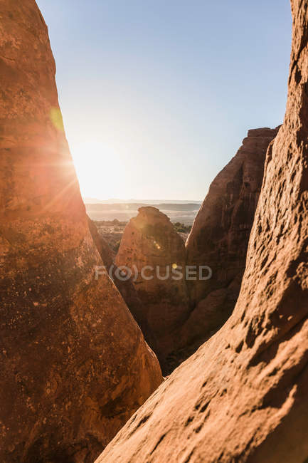 Vista della formazione rocciosa — Foto stock