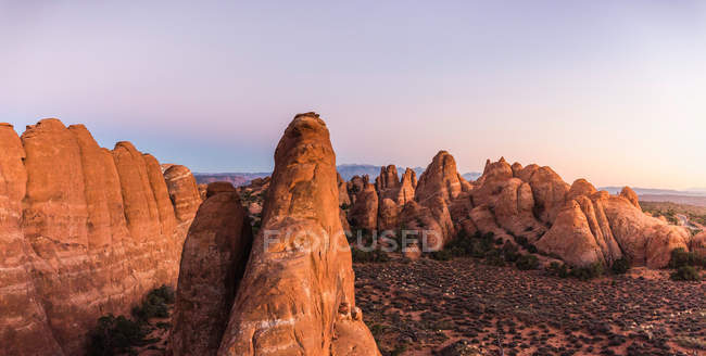 Vue panoramique de la formation rocheuse — Photo de stock