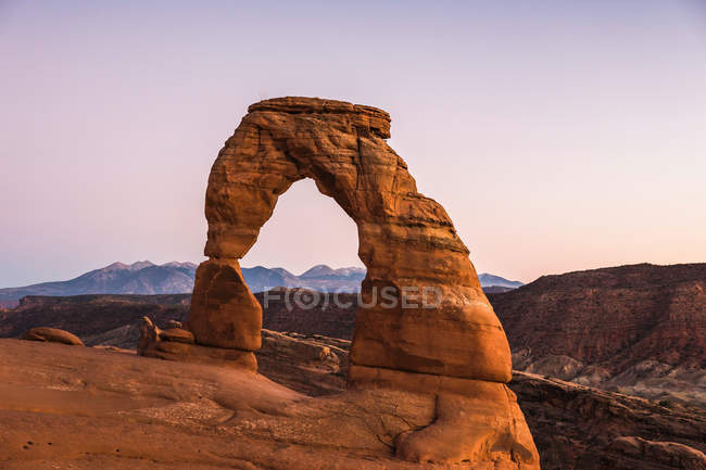Scenic view of Delicate Arch — Stock Photo
