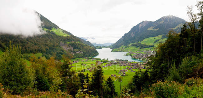 Vista panoramica di Lucerna — Foto stock