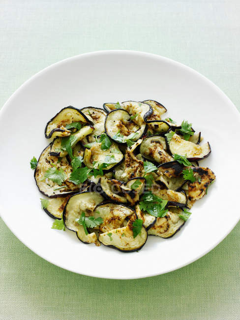 Piatto di zucchine arrosto — Foto stock