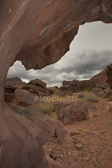 Arched rock at New Hance — Stock Photo