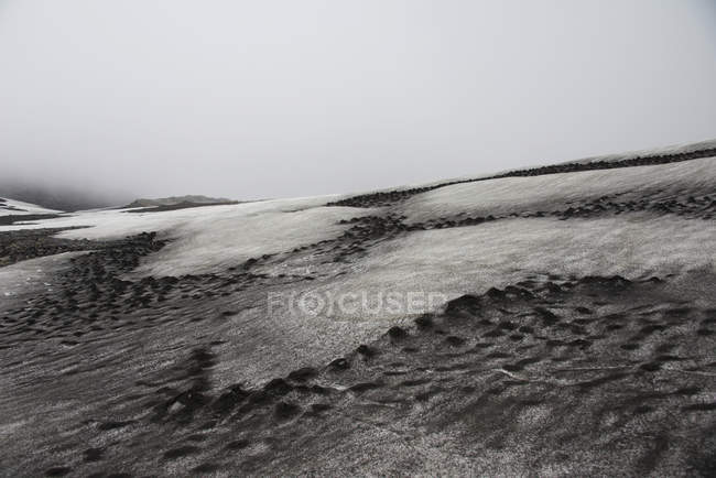 Eingefrorene Felslandschaft — Stockfoto