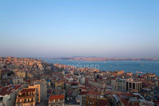 Bosforo dalla torre di Galata — Foto stock