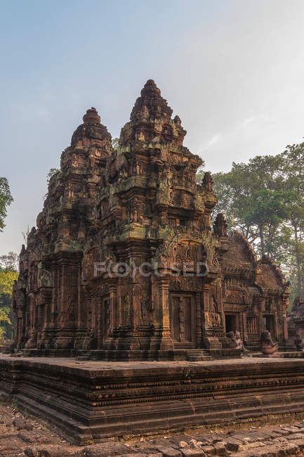Ruines du temple Banteay Srei — Photo de stock