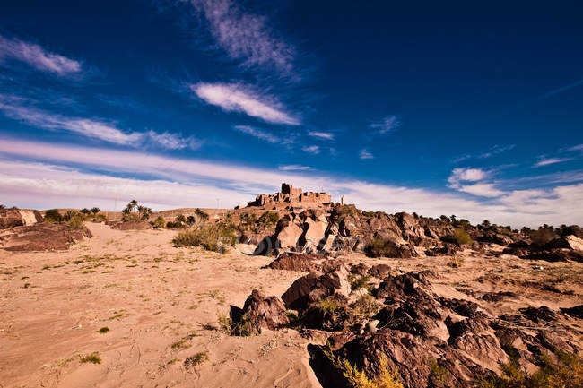 Kasbah cerca de Ouarzazate en Marruecos - foto de stock