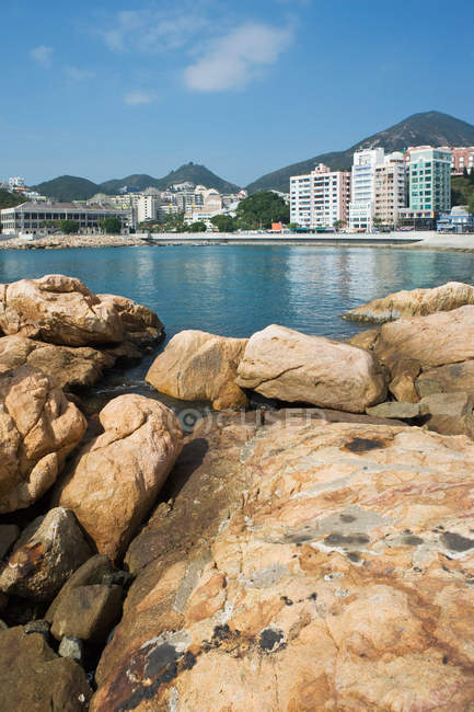 Мальовничим видом Стенлі Гонконгу — стокове фото