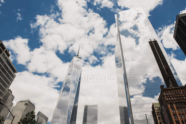 Всесвітній торговий центр 1, нижній Манхеттен, Нью-Йорк, США — стокове фото