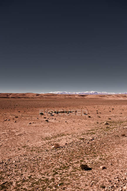 Вид на пустынную сцену — стоковое фото