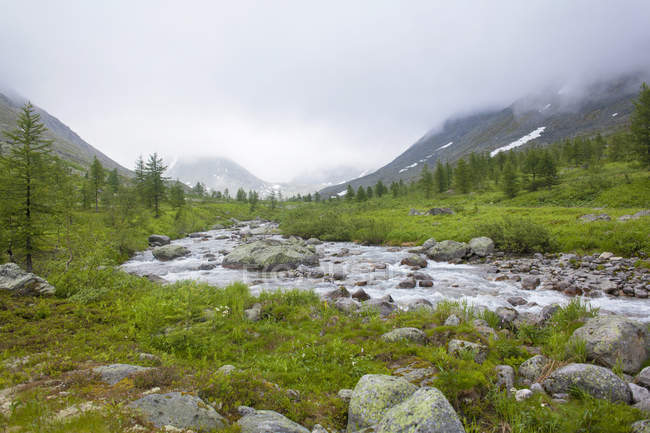 Asian mountain range ural