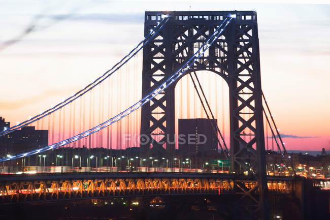 George Washington Bridge — Stock Photo
